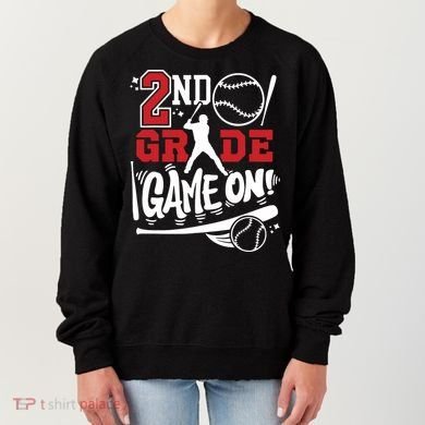 2nd Grade Game On First Day Of School Baseball Second Grade Women's Sweatshirt