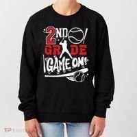 2nd Grade Game On First Day Of School Baseball Second Grade Women's Sweatshirt thumb 0