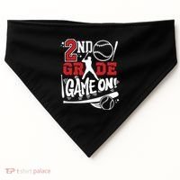 2nd Grade Game On First Day Of School Baseball Second Grade USA-Made Doggie Bandana thumb 0