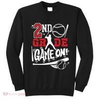 2nd Grade Game On First Day Of School Baseball Second Grade Sweatshirt thumb 0