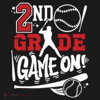 2nd Grade Game On First Day Of School Baseball Second Grade Women's Hoodie thumb 2