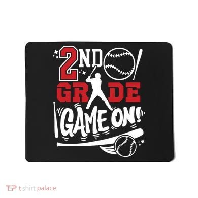 2nd Grade Game On First Day Of School Baseball Second Grade Mousepad