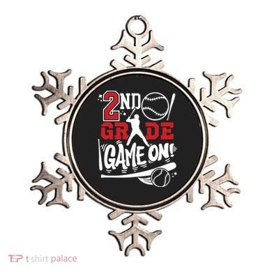 2nd Grade Game On First Day Of School Baseball Second Grade Ornament