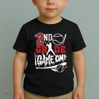 2nd Grade Game On First Day Of School Baseball Second Grade Toddler T-Shirt thumb 2