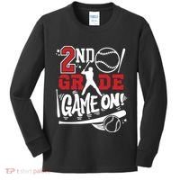 2nd Grade Game On First Day Of School Baseball Second Grade Kids Long Sleeve Shirt thumb 0