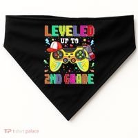 2Nd Grade Gamer First Day Second Grade Back To School USA-Made Doggie Bandana thumb 0