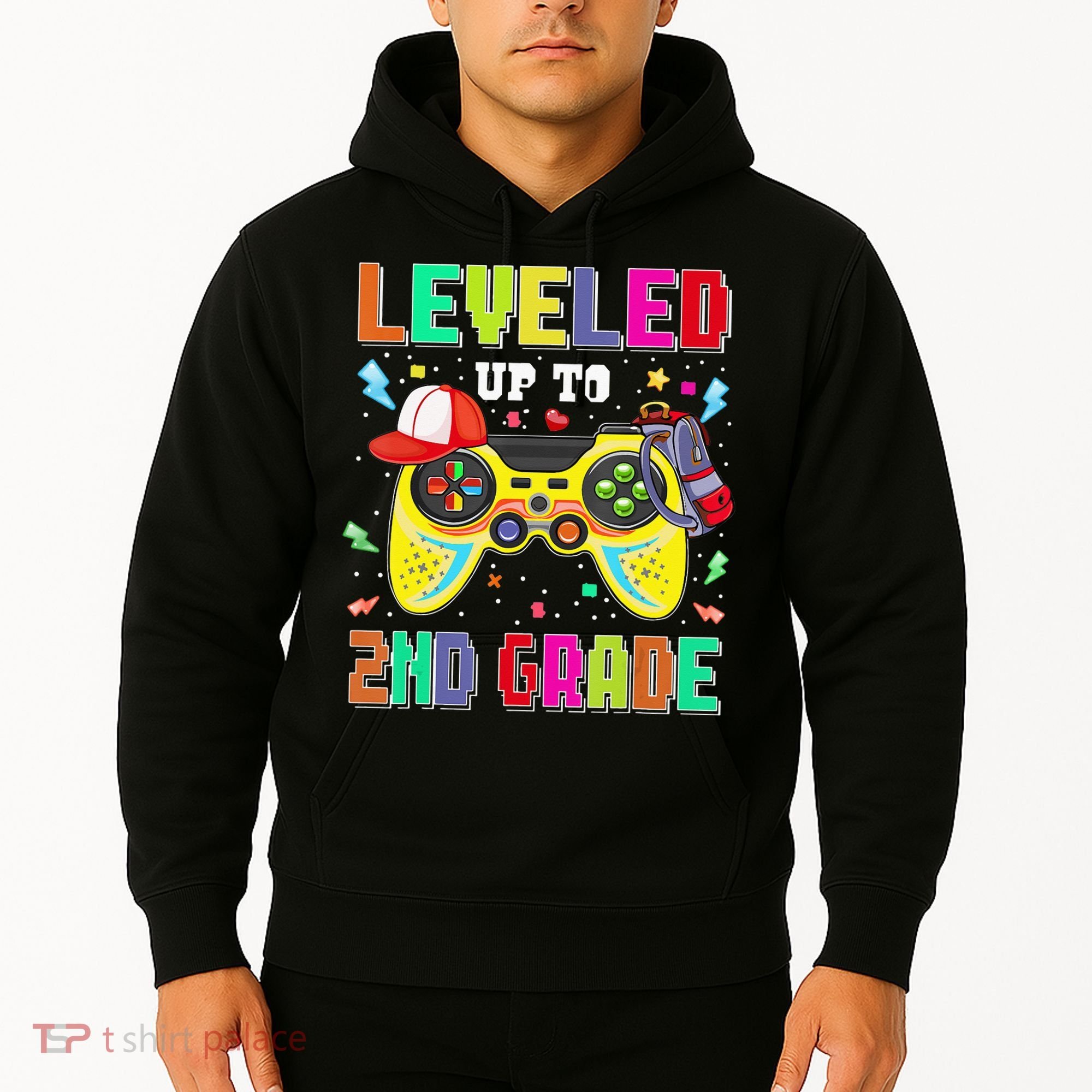 2Nd Grade Gamer First Day Second Grade Back To School Hoodie
