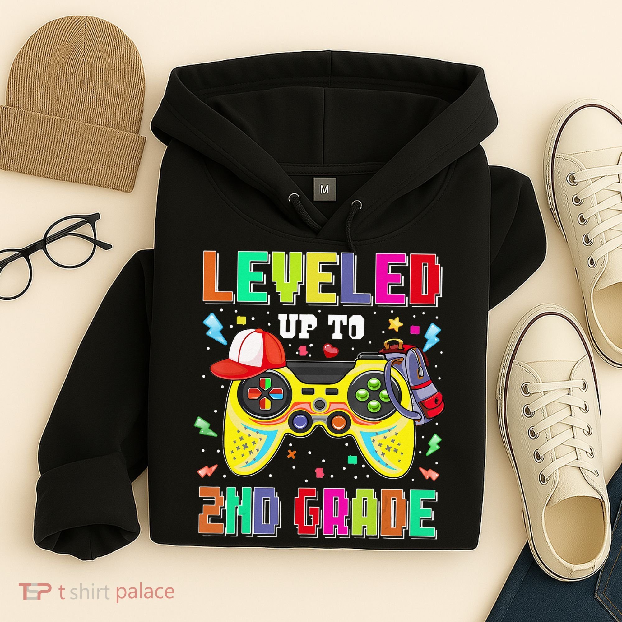 2Nd Grade Gamer First Day Second Grade Back To School Hoodie