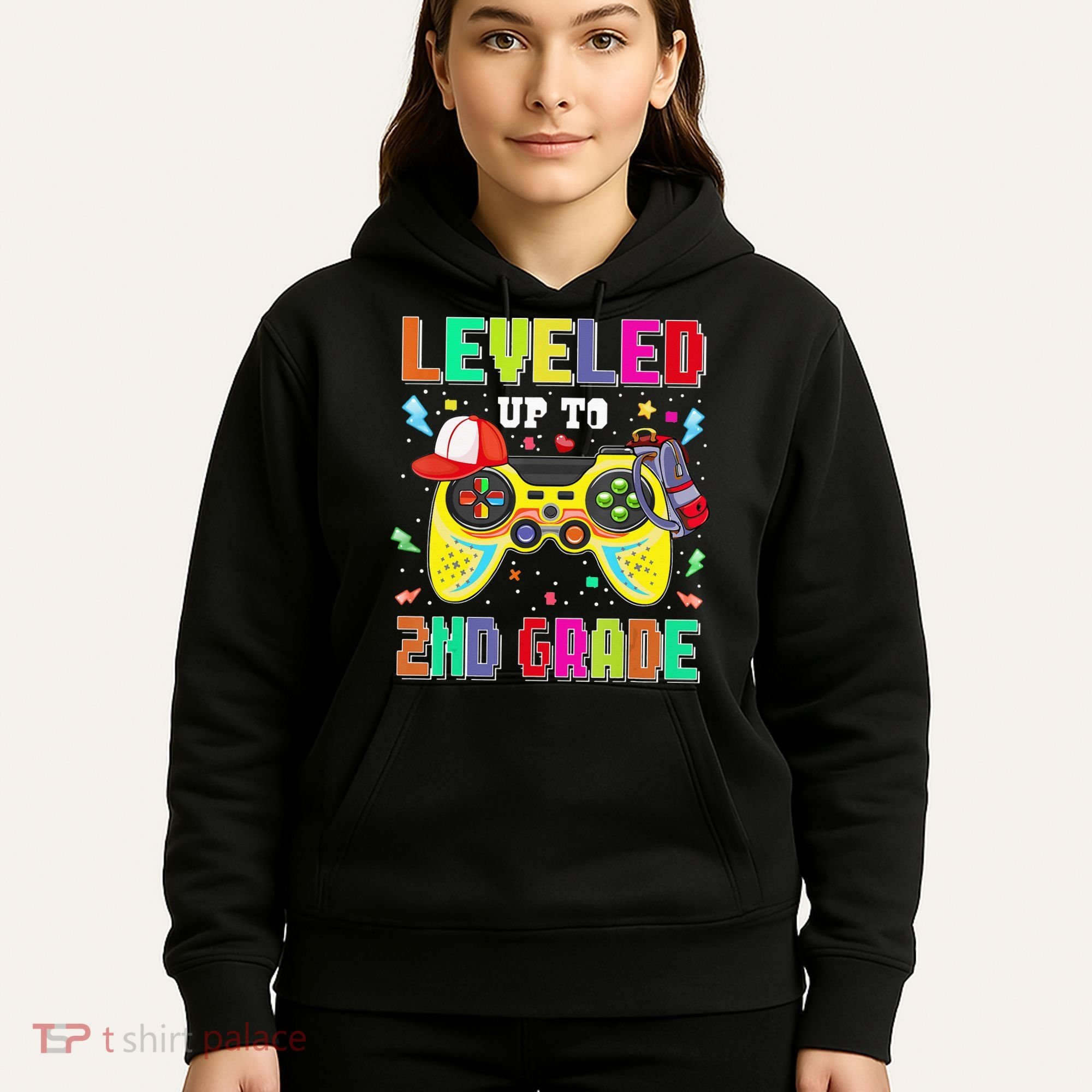 2Nd Grade Gamer First Day Second Grade Back To School Hoodie