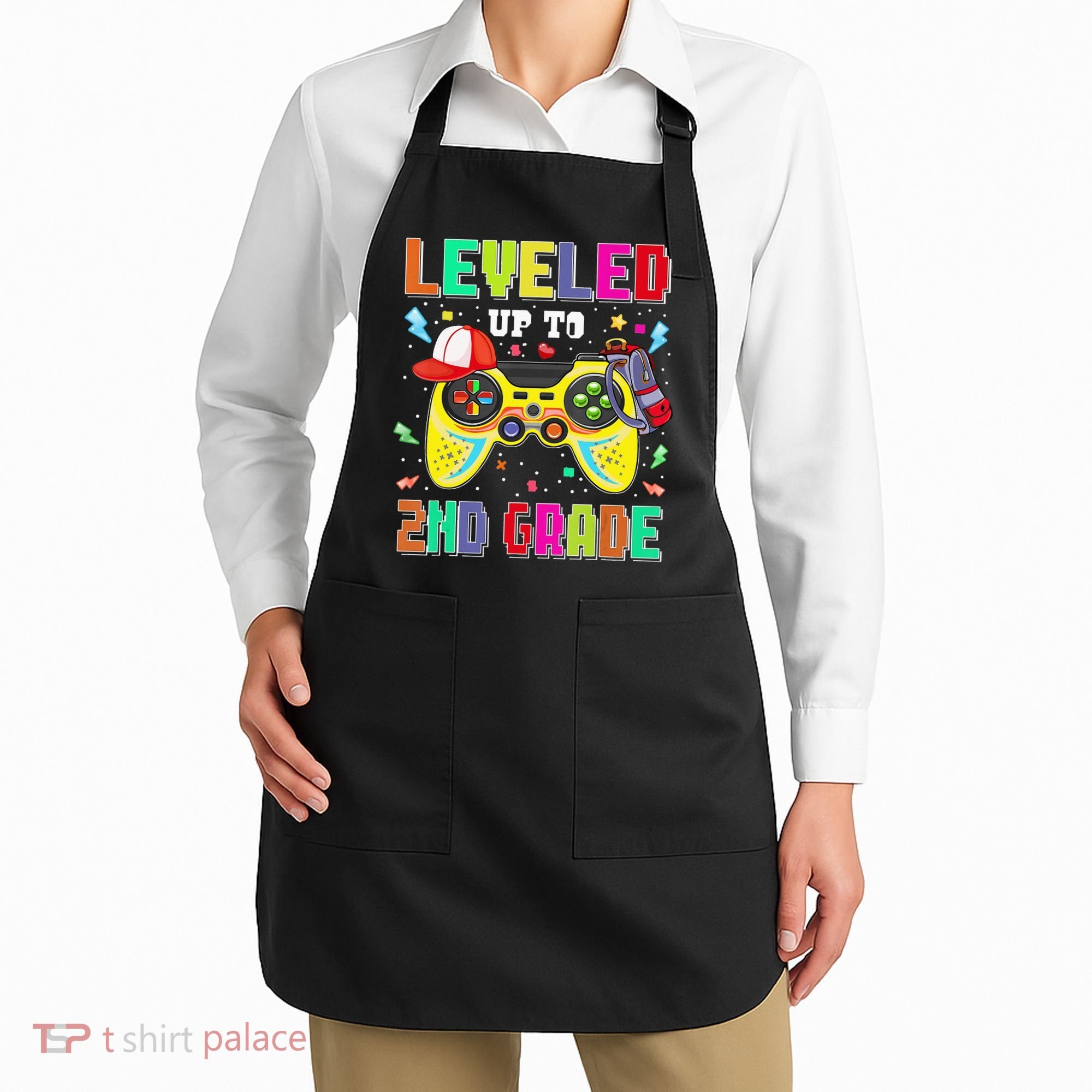 2Nd Grade Gamer First Day Second Grade Back To School Apron