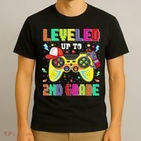 2Nd Grade Gamer First Day Second Grade Back To School T-Shirt thumb 3