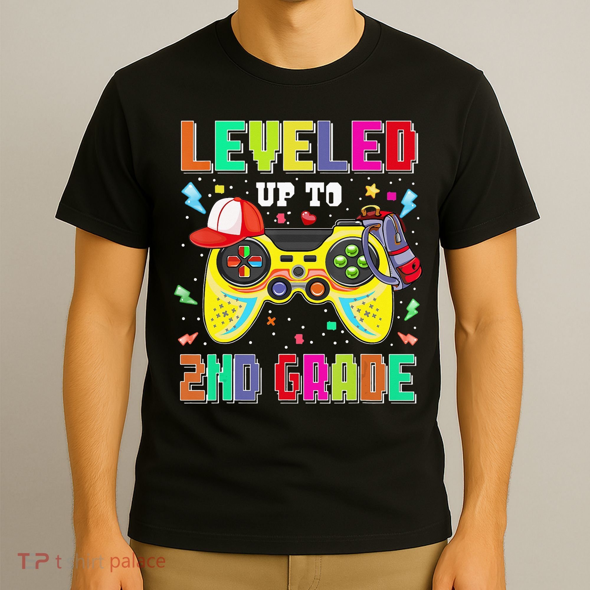 2Nd Grade Gamer First Day Second Grade Back To School T-Shirt