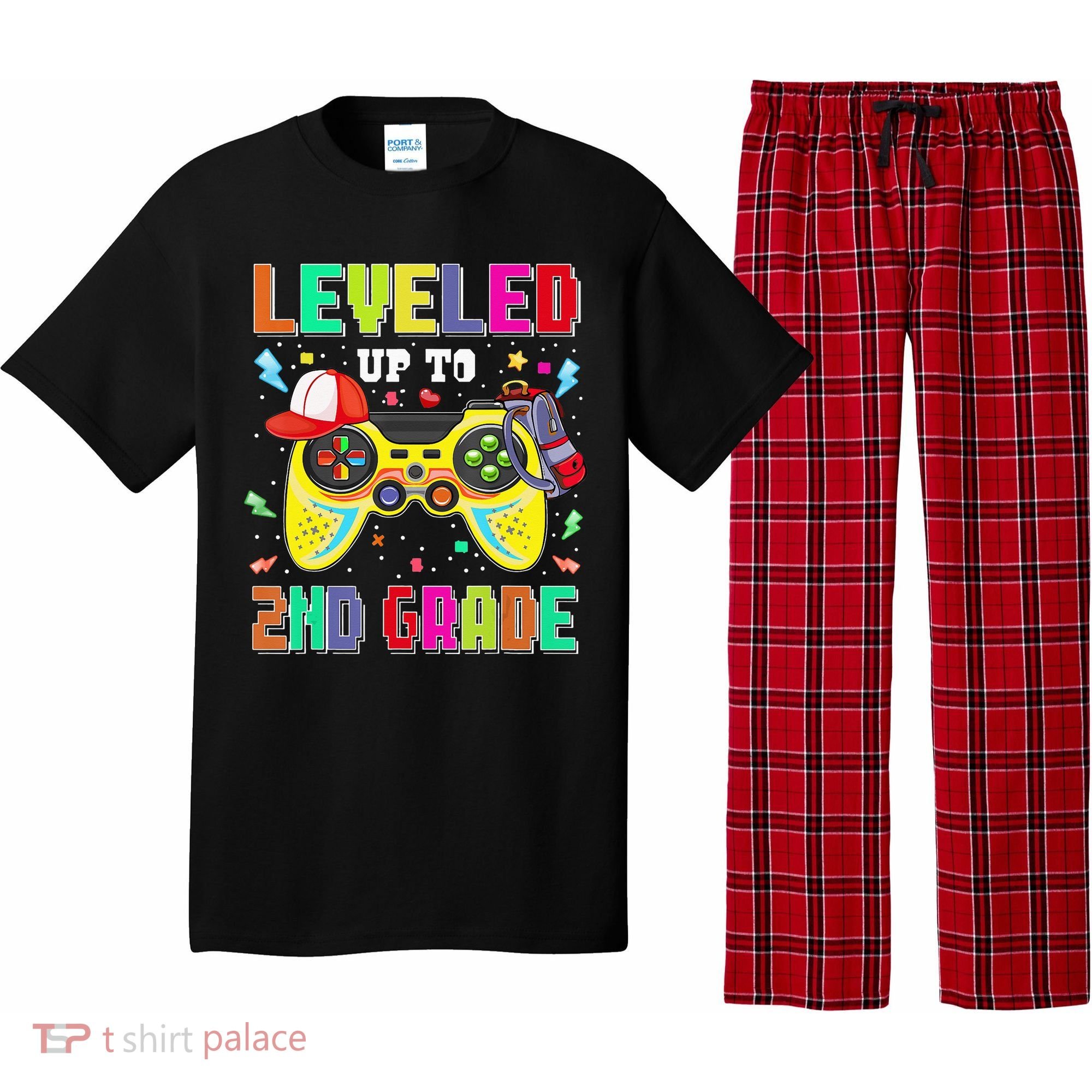2Nd Grade Gamer First Day Second Grade Back To School Pajama Set