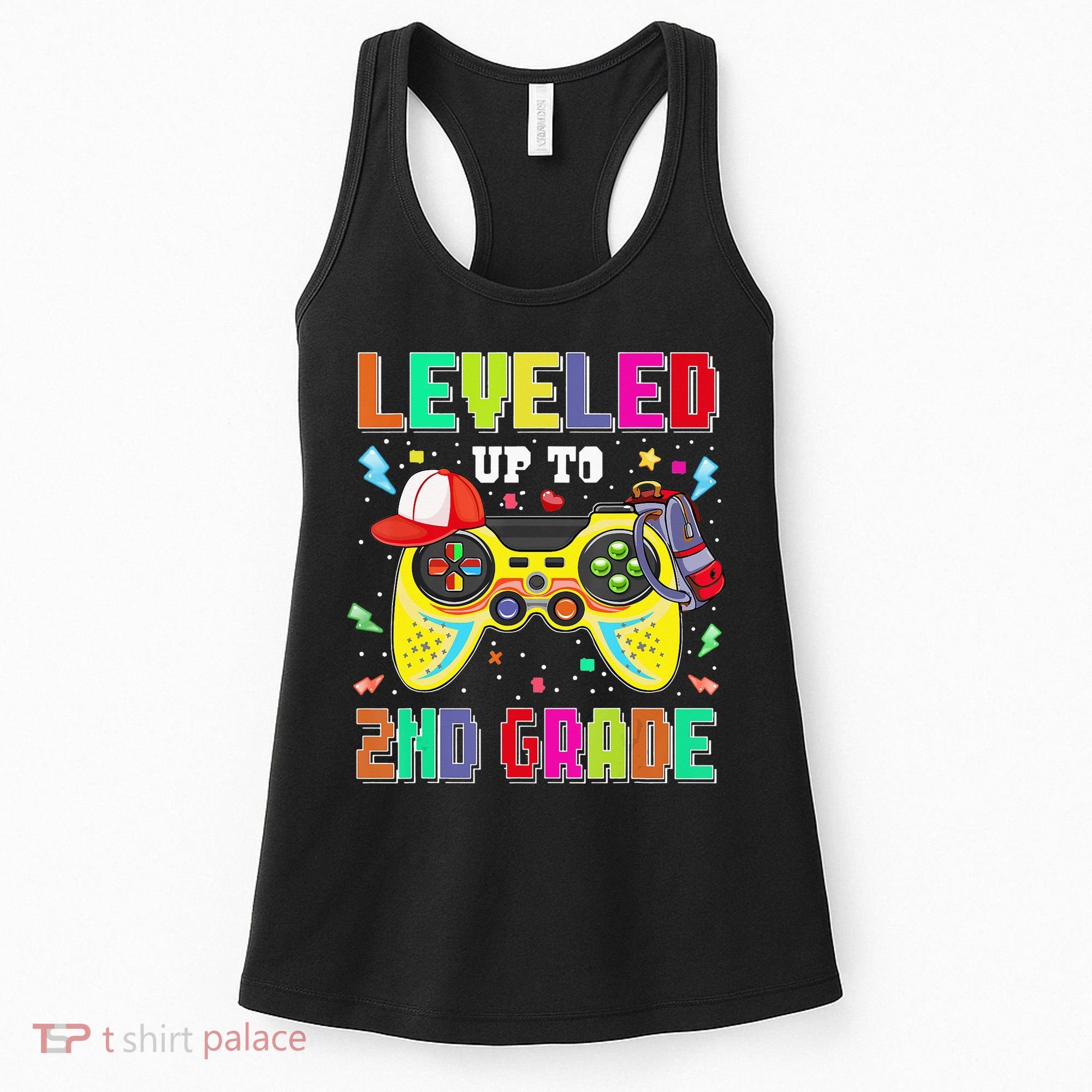 2Nd Grade Gamer First Day Second Grade Back To School Women's Tank Top