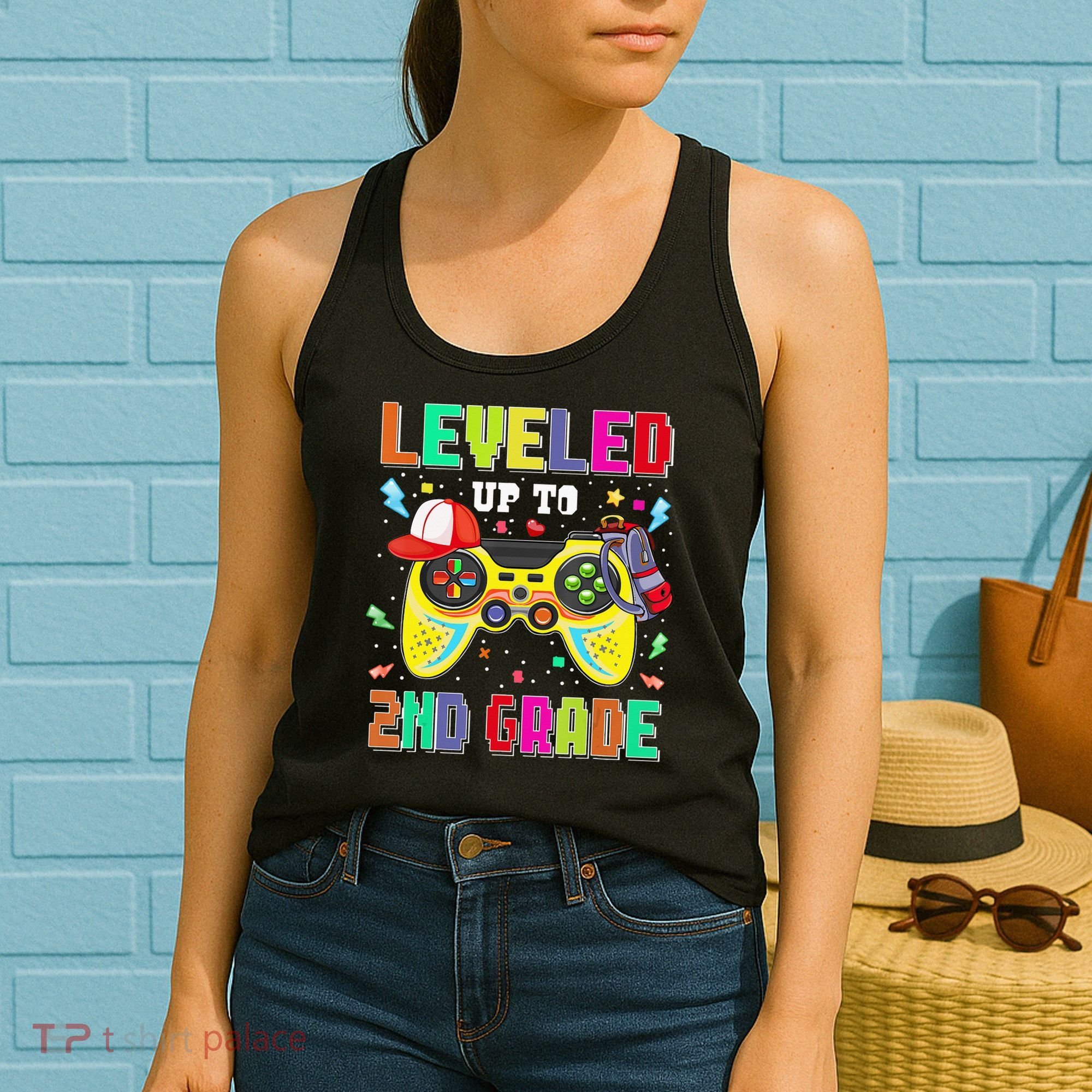 2Nd Grade Gamer First Day Second Grade Back To School Women's Tank Top