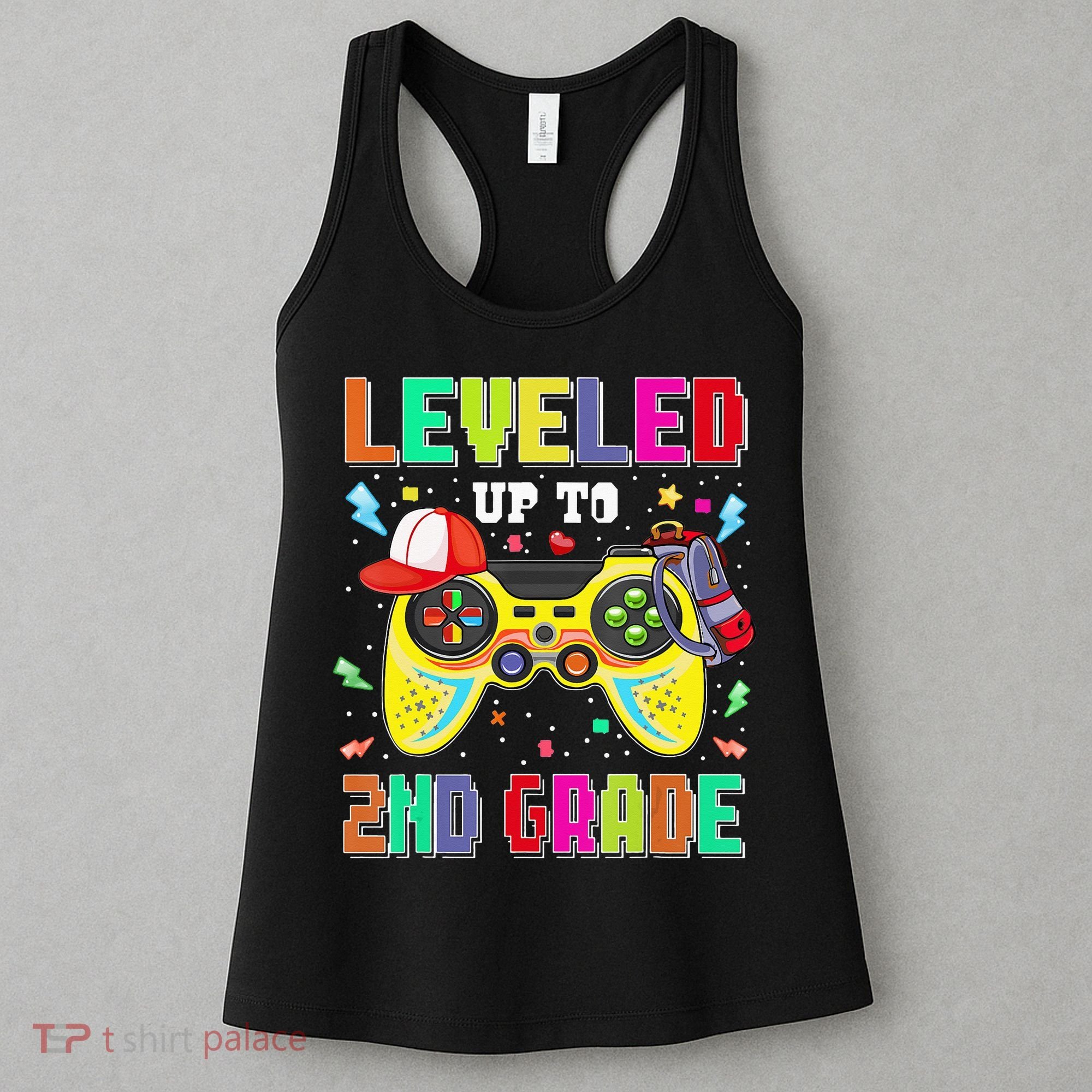 2Nd Grade Gamer First Day Second Grade Back To School Women's Tank Top
