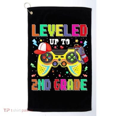 2Nd Grade Gamer First Day Second Grade Back To School Golf Towel