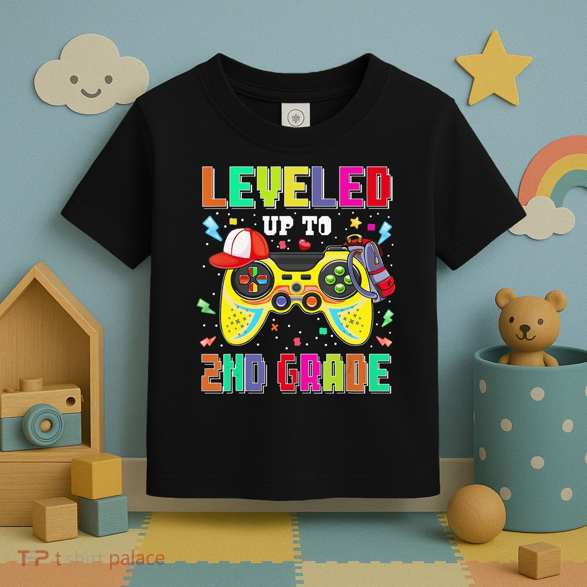 2Nd Grade Gamer First Day Second Grade Back To School Toddler T-Shirt