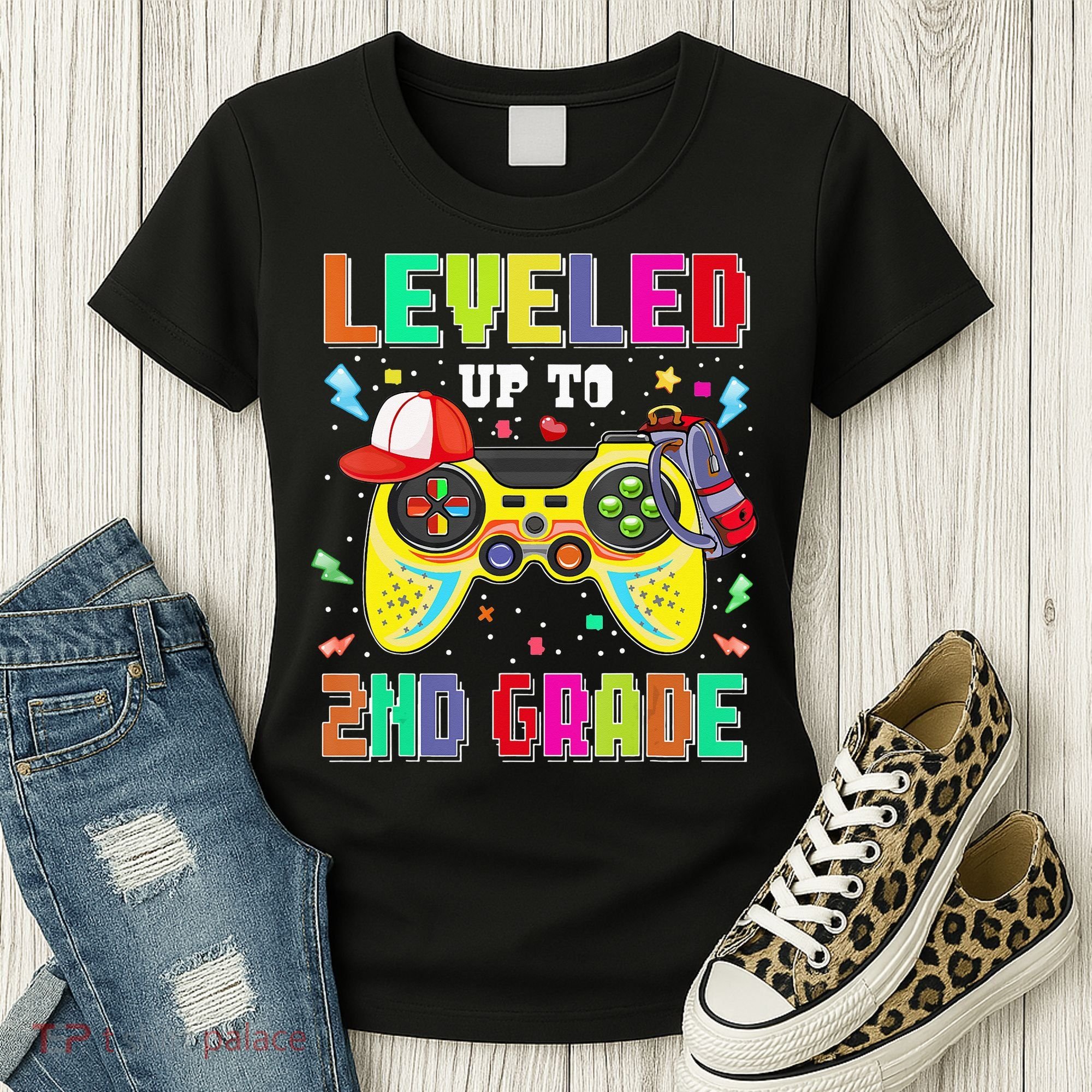 2Nd Grade Gamer First Day Second Grade Back To School Women's T-Shirt