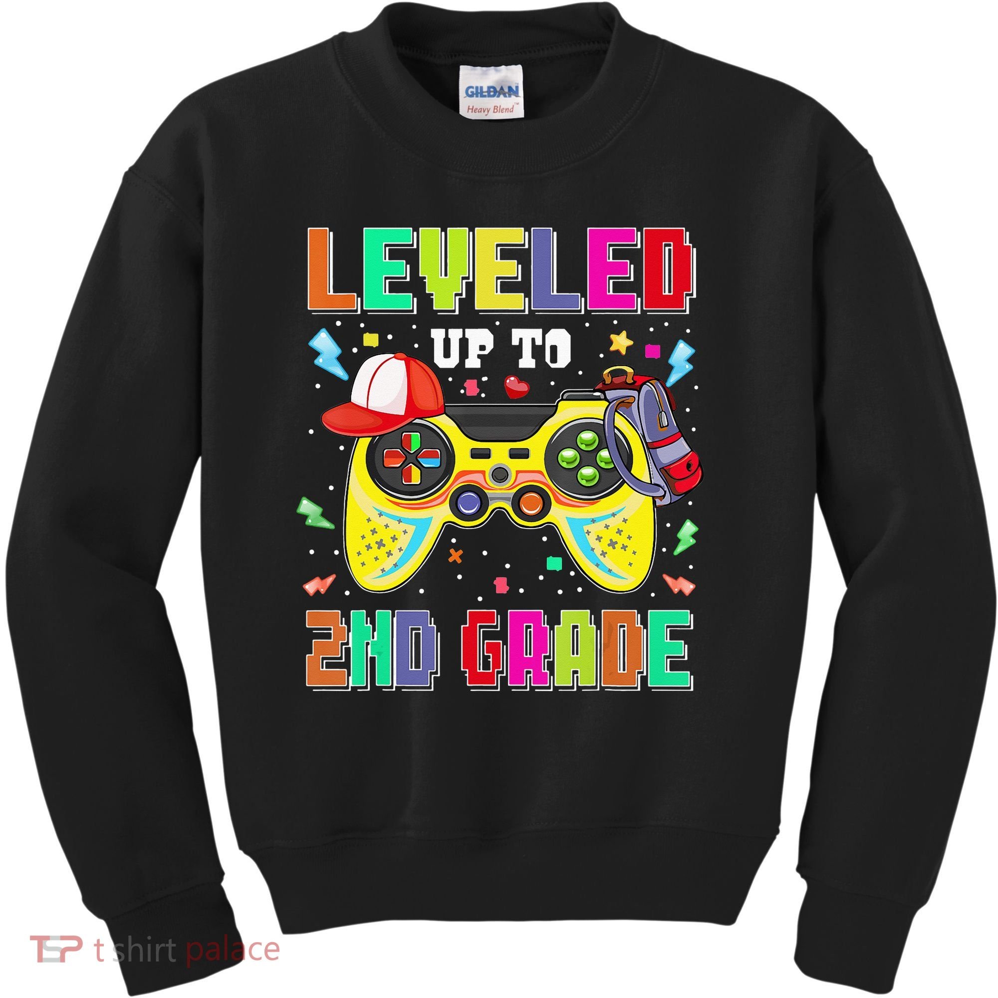 2Nd Grade Gamer First Day Second Grade Back To School Kids Sweatshirt