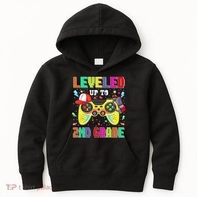 2Nd Grade Gamer First Day Second Grade Back To School Kids Hoodie