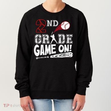 2nd Grade Game On First Day Of School Baseball Second Grade Gift Women's Sweatshirt