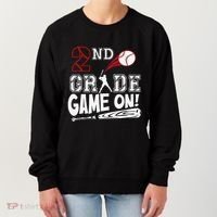 2nd Grade Game On First Day Of School Baseball Second Grade Gift Women's Sweatshirt thumb 0