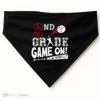 2nd Grade Game On First Day Of School Baseball Second Grade Gift USA-Made Doggie Bandana thumb 0