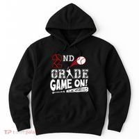 2nd Grade Game On First Day Of School Baseball Second Grade Gift Hoodie thumb 0