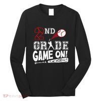 2nd Grade Game On First Day Of School Baseball Second Grade Gift Long Sleeve Shirt thumb 0