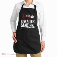2nd Grade Game On First Day Of School Baseball Second Grade Gift Apron thumb 2