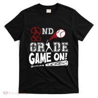 2nd Grade Game On First Day Of School Baseball Second Grade Gift T-Shirt thumb 0