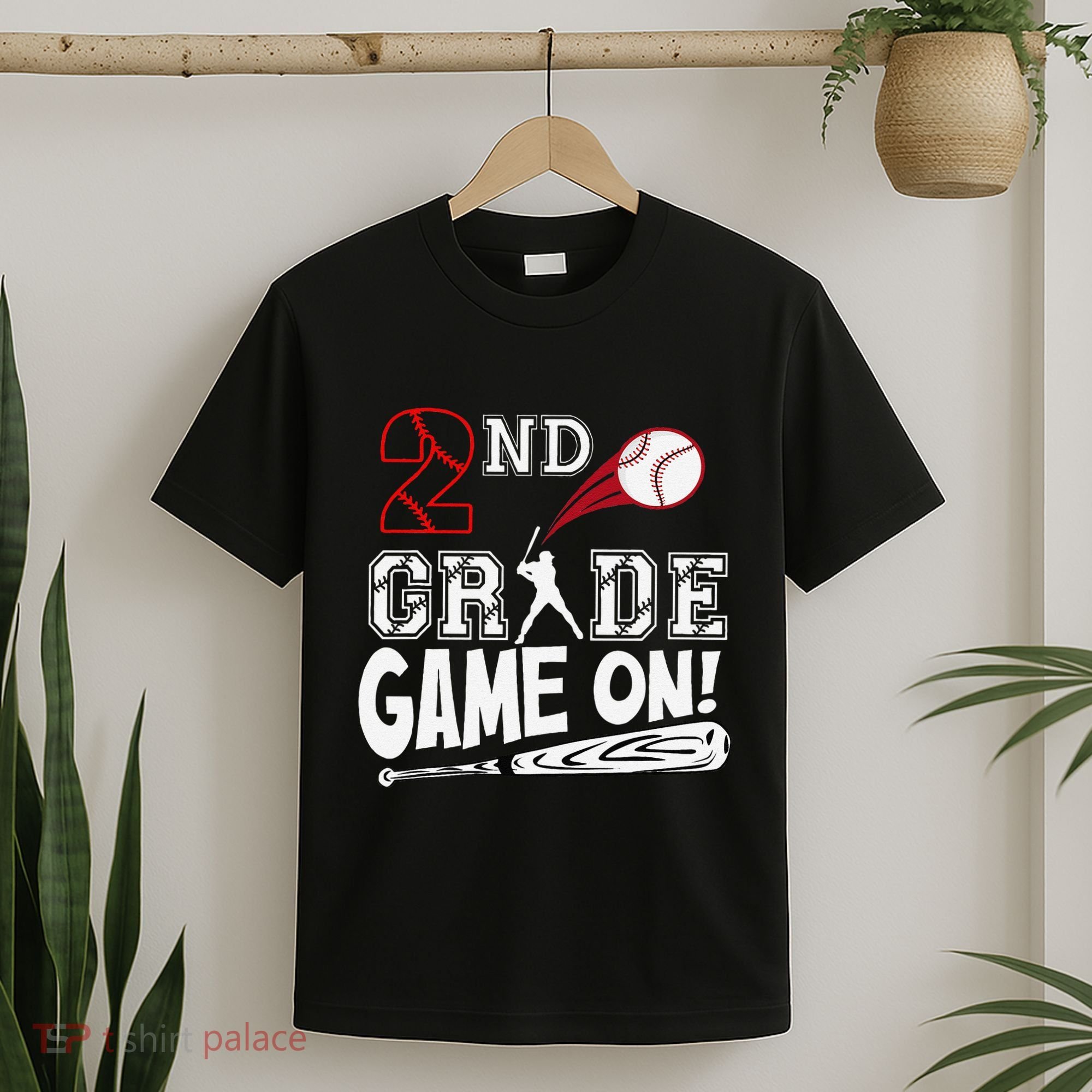 2nd Grade Game On First Day Of School Baseball Second Grade Gift T-Shirt