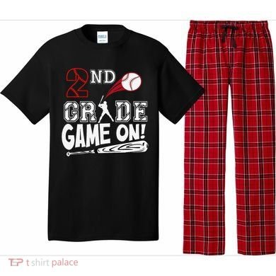 2nd Grade Game On First Day Of School Baseball Second Grade Gift Pajama Set