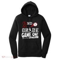 2nd Grade Game On First Day Of School Baseball Second Grade Gift Women's Hoodie thumb 0