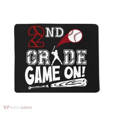 2nd Grade Game On First Day Of School Baseball Second Grade Gift Mousepad