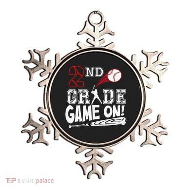 2nd Grade Game On First Day Of School Baseball Second Grade Gift Ornament