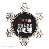 2nd Grade Game On First Day Of School Baseball Second Grade Gift Ornament thumb 0