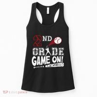 2nd Grade Game On First Day Of School Baseball Second Grade Gift Women's Tank Top thumb 0