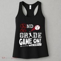 2nd Grade Game On First Day Of School Baseball Second Grade Gift Women's Tank Top thumb 3
