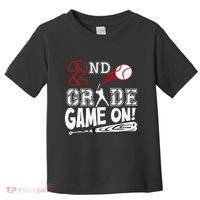 2nd Grade Game On First Day Of School Baseball Second Grade Gift Toddler T-Shirt thumb 0
