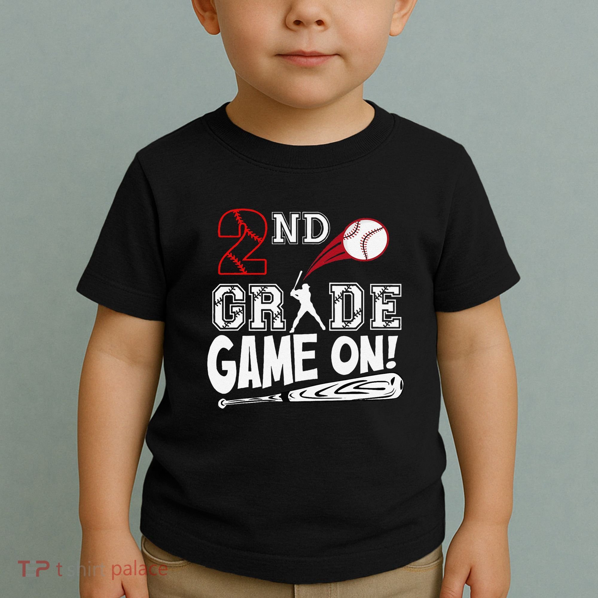 2nd Grade Game On First Day Of School Baseball Second Grade Gift Toddler T-Shirt