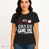 2nd Grade Game On First Day Of School Baseball Second Grade Gift Women's T-Shirt thumb 4