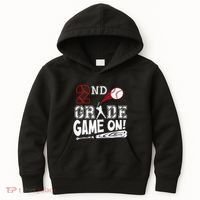 2nd Grade Game On First Day Of School Baseball Second Grade Gift Kids Hoodie thumb 0