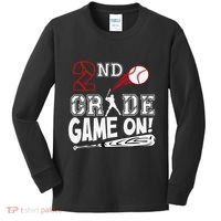 2nd Grade Game On First Day Of School Baseball Second Grade Gift Kids Long Sleeve Shirt thumb 0