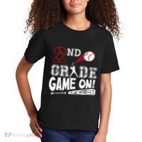2nd Grade Game On First Day Of School Baseball Second Grade Gift Kids T-Shirt thumb 2