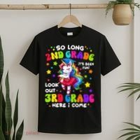 2nd Grade Graduation Girl 3rd Grade Here I Come Unicorn Grad  T-Shirt thumb 2