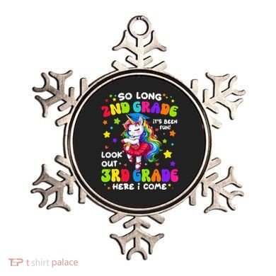 2nd Grade Graduation Girl 3rd Grade Here I Come Unicorn Grad  Ornament