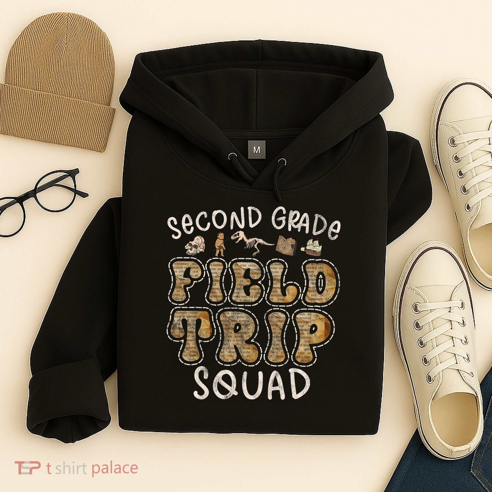 2nd Grade History Museum Field Trip Squad Teacher Student Hoodie