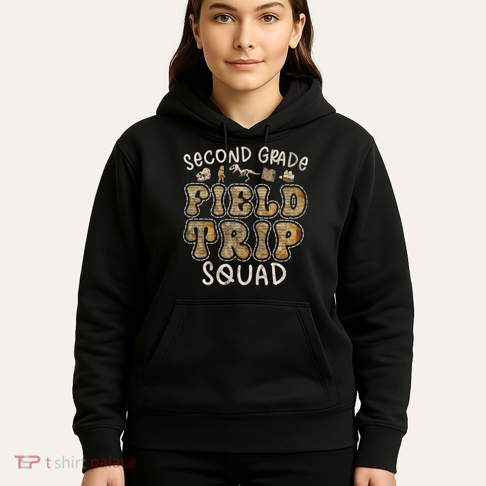 2nd Grade History Museum Field Trip Squad Teacher Student Hoodie